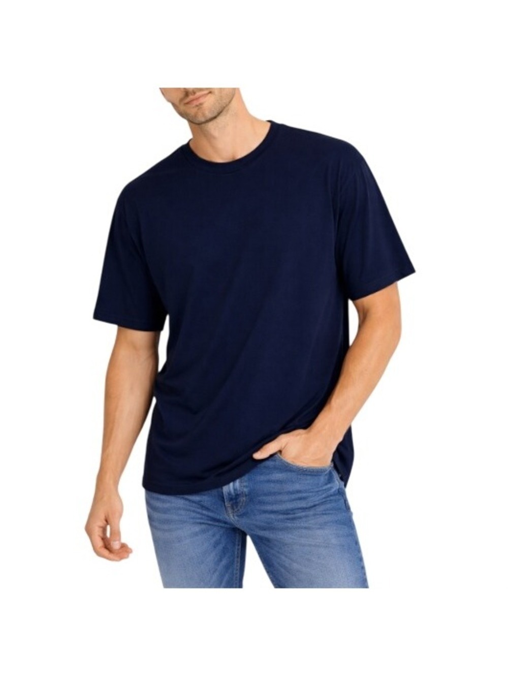 CSG Men's Navy Blue Short Sleeve Crew Neck Basic Tee Size 4XL NWT